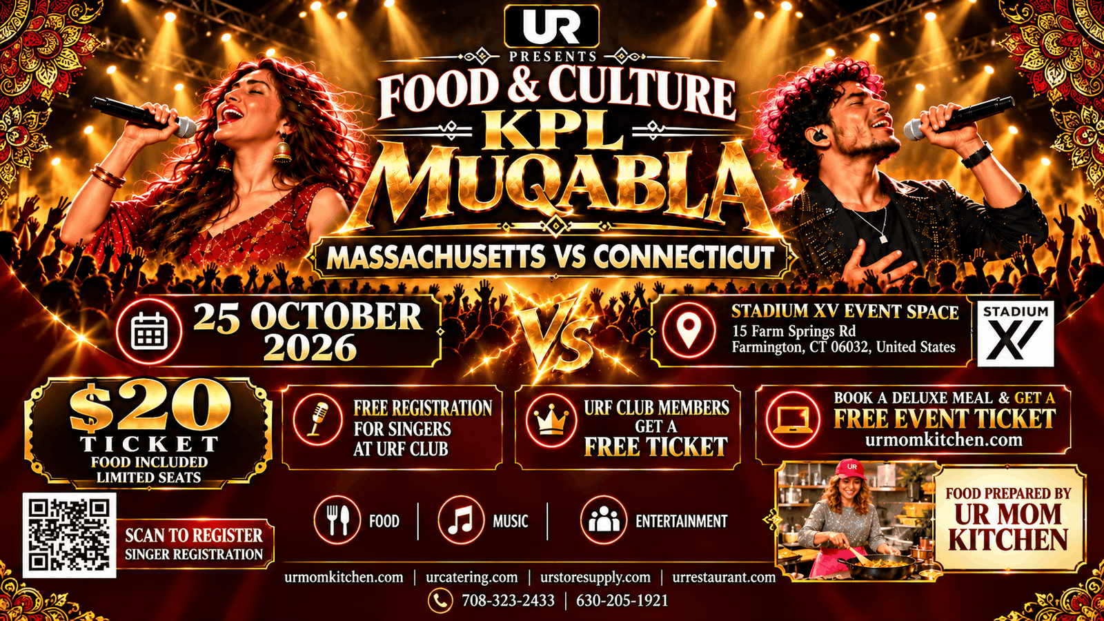 Food & Culture KPL Muqabla 2026 – Massachusetts vs Connecticut