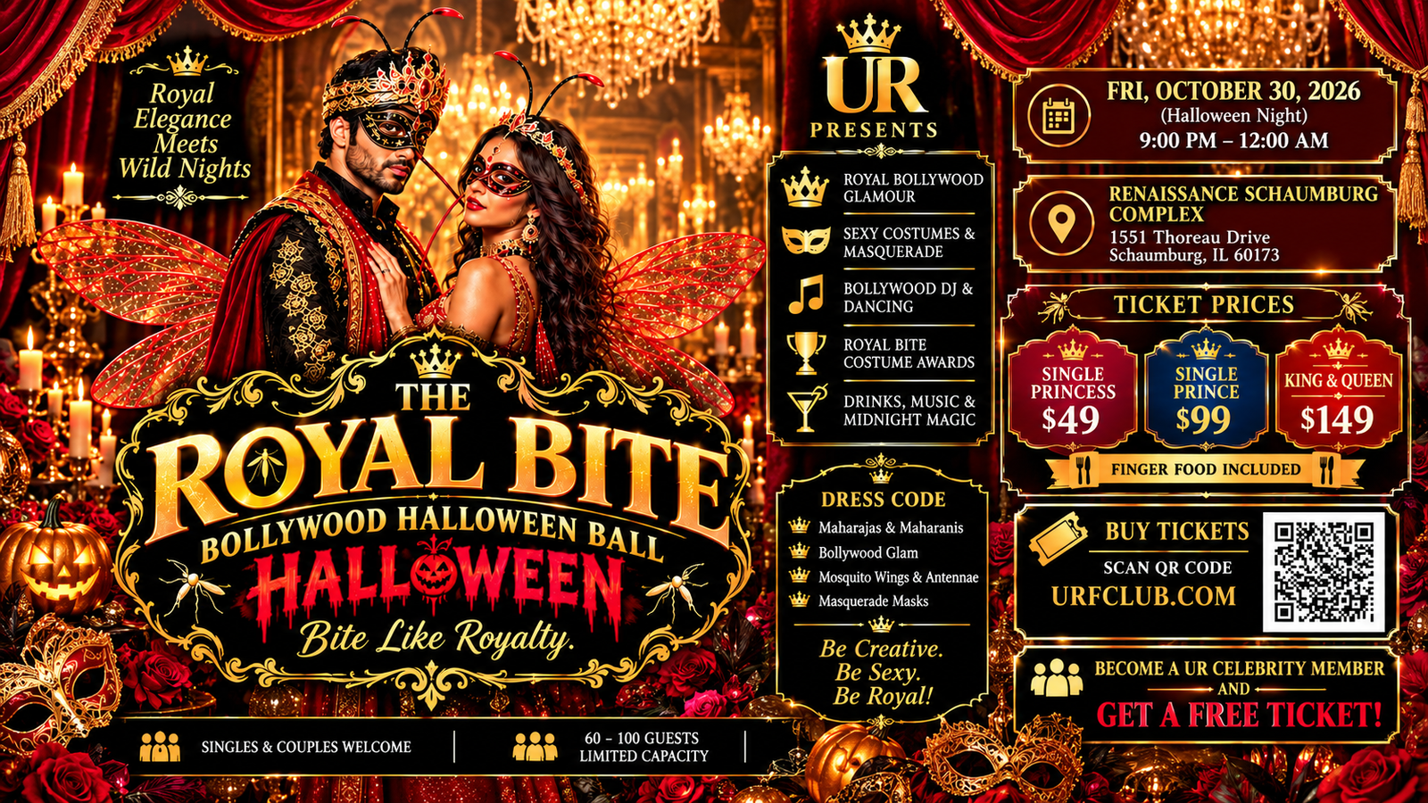 The Royal Bite- Bollywood Hallowen Ball