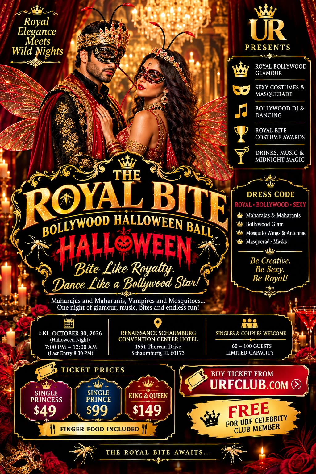 The Royal Bite- Bollywood Hallowen Ball